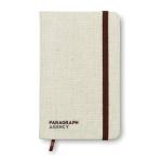 RUNDO + DIN A6 Notizbuch mit Canvas Beige