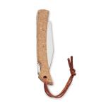 BLADEKORK Foldable knife with cork Fawn
