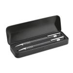 ALUCOLOR Ball pen set in metal box Black