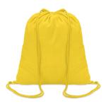 COLORED 100gr/m² cotton drawstring bag 