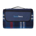 CENTRAL PARK Polyester picnic blanket Aztec blue