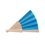 FANNY WOOD Manual hand fan wood Bright royal