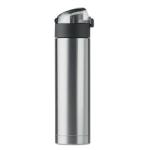 NUUK LUX Double wall bottle 400ml Flat silver