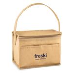 PAPERCOOL 6 can woven paper cooler bag Fawn