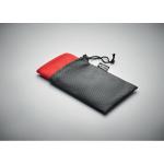 TUKO RPET RPET sports towel and pouch Red