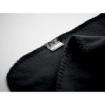 MUSALA RPET RPET fleece travel blanket Black