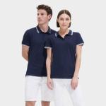 PASADENA WOMEN POLO 200, French navy, white French navy, white | L