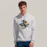 SNAKE Hood Sweater, ash grey Ash grey | XS