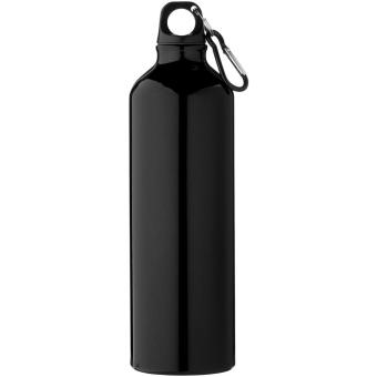 Oregon 770 ml aluminium water bottle with carabiner Black