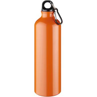 Oregon 770 ml Aluminium Trinkflasche mit Karabinerhaken Orange