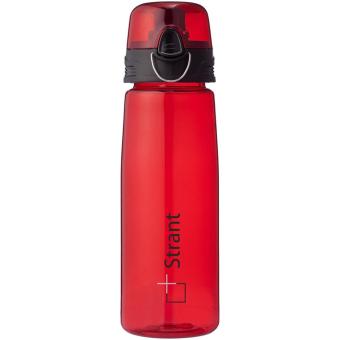 Capri 700 ml sport bottle Transparent red