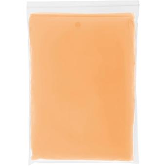 Ziva Einweg Regenponcho mit Hülle Orange
