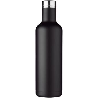 Pinto 750 ml copper vacuum insulated bottle Black