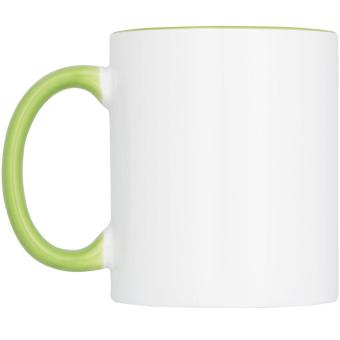 Ceramic sublimation mug 4-pieces gift set Lime