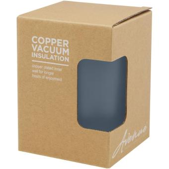 Lagan 330 ml Kupfer-Vakuum Isolierbecher mit Bambusdeckel Himmelblau