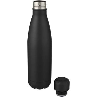 Cove 500 ml vacuum insulated stainless steel bottle Black