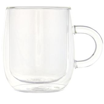 Iris 330 ml glass mug Transparent