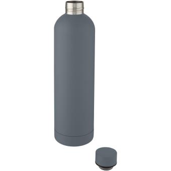 Spring 1 L copper vacuum insulated bottle Dark grey