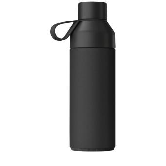 Ocean Bottle 500 ml vakuumisolierte Flasche Schwarz