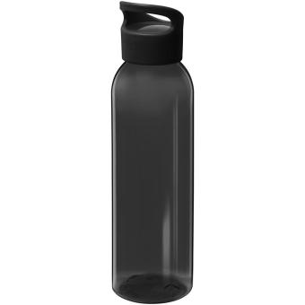 Sky 650 ml recycled plastic water bottle Black
