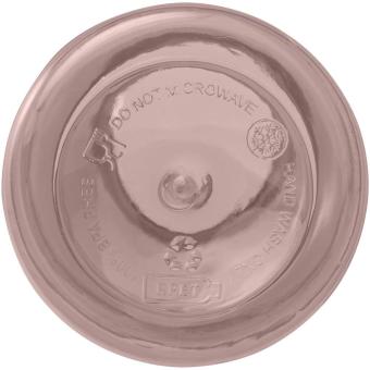 Oregon 400 ml RCS certified recycled plastic water bottle with carabiner Slate pink