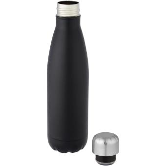 Cove 500 ml RCS certified recycled stainless steel vacuum insulated bottle Black