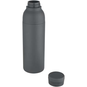 Illuminate 650 ml RCS recycled stainlesss steel double wall insulated water bottle Gray