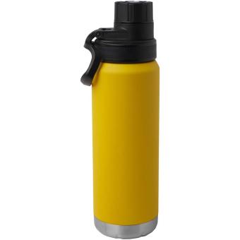 Fortis 700 ml RCS-zertifizierte Kupfer-Vakuum Isolierflasche aus recyceltem Edelstahl (Kohlensäure geeignet) Ocker