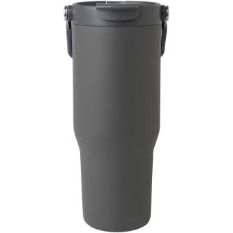 Bronx 900 ml RCS recycled stainless steel copper vacuum insulated tumbler with dual function lid Convoy grey