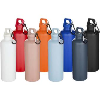 Oregon 750 ml einfarbige RS-zertifizierte Wasserflasche aus recyceltem Kunststoff mit Karabinerhaken Altrosa