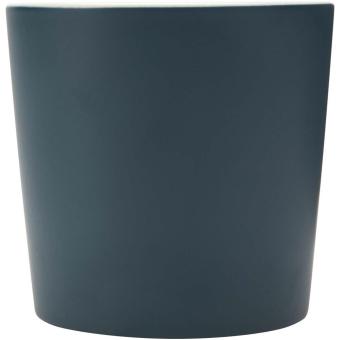 Cali 370 ml ceramic mug with matt finish Dark blue
