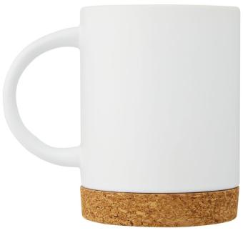 Neiva 425 ml Keramiktasse mit Korkboden Weiß