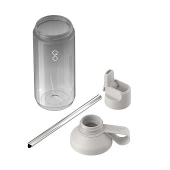 Ocean Bottle GO Clear 710 ml water bottle Gray