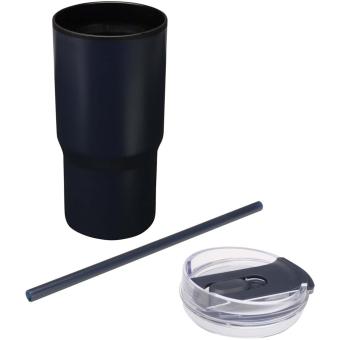 Westin 540 ml RCS recycled double wall insulated tumbler with straw Navy