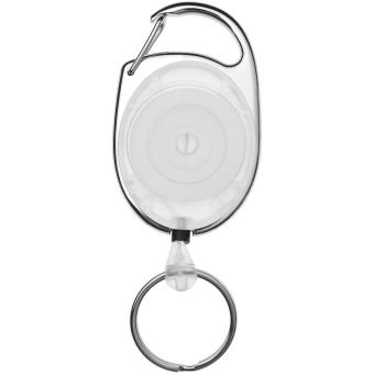 Gerlos roller clip keychain White