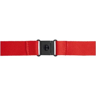 Yogi lanyard detachable buckle break-away closure Red