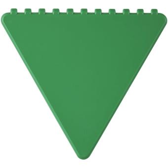 Frosty triangular recycled plastic ice scraper Mid Green