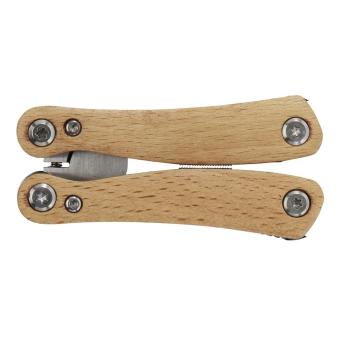 Anderson Mittelgroßes Multitool aus Holz mit 12 Funktionen Natur