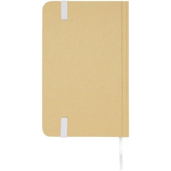 Reed A6 Hardcover Notizbuch, blanko, aus recyceltem Material Weiß
