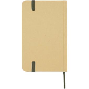 Reed A6 Hardcover Notizbuch, blanko, aus recyceltem Material Waldgrün