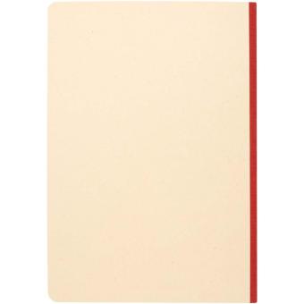 Liliana A5 sugarcane and RPET soft cover notebook Brick
