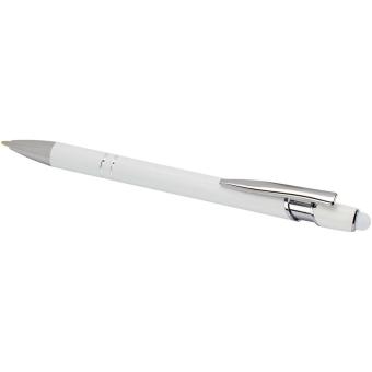 Kish ballpoint pen with silver finish (black ink) White