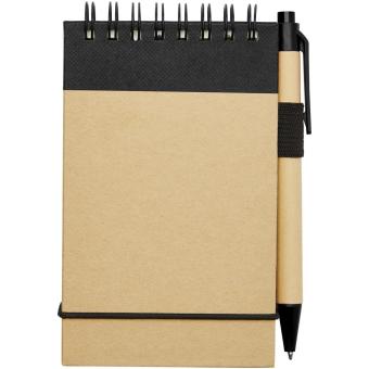 Zuse A7 Recycling Notizblock mit Stift, natur Natur,schwarz