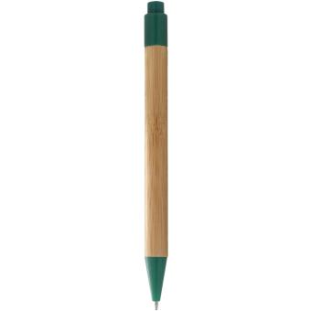 Borneo bamboo ballpoint pen (black ink), nature Nature,green