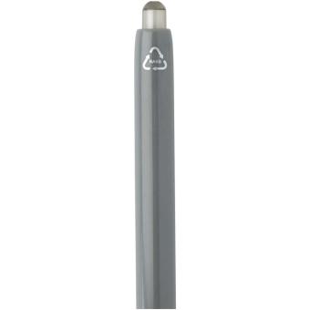 Glen RCS recycled bi-injected ballpoint pen (blue ink) Convoy grey