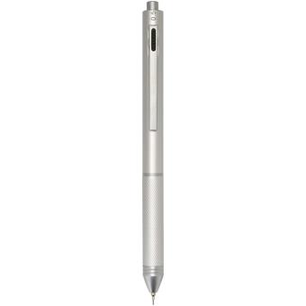 Tine 4-in-1 RCS recycled stainless steel ballpoint pen Silver