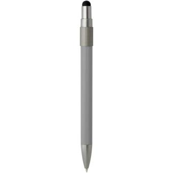 Rill RCS recycled ballpoint pen with stylus and fidget spinner (blue ink) Convoy grey