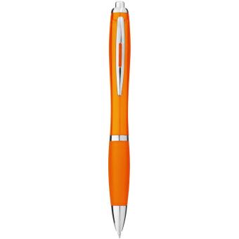 Nash Kugelschreiber mit farbigem Schaft und Griff Orange