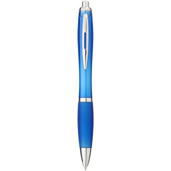 Nash ballpoint pen coloured barrel and grip (blue ink) Aqua