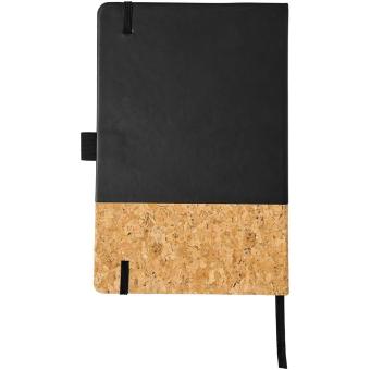 Evora A5 cork thermo PU notebook Black